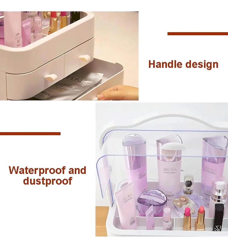 CAJA ORGANIZADORA DE COSME TICOS PORTATIL CON DISEÑO MODERNO - 7