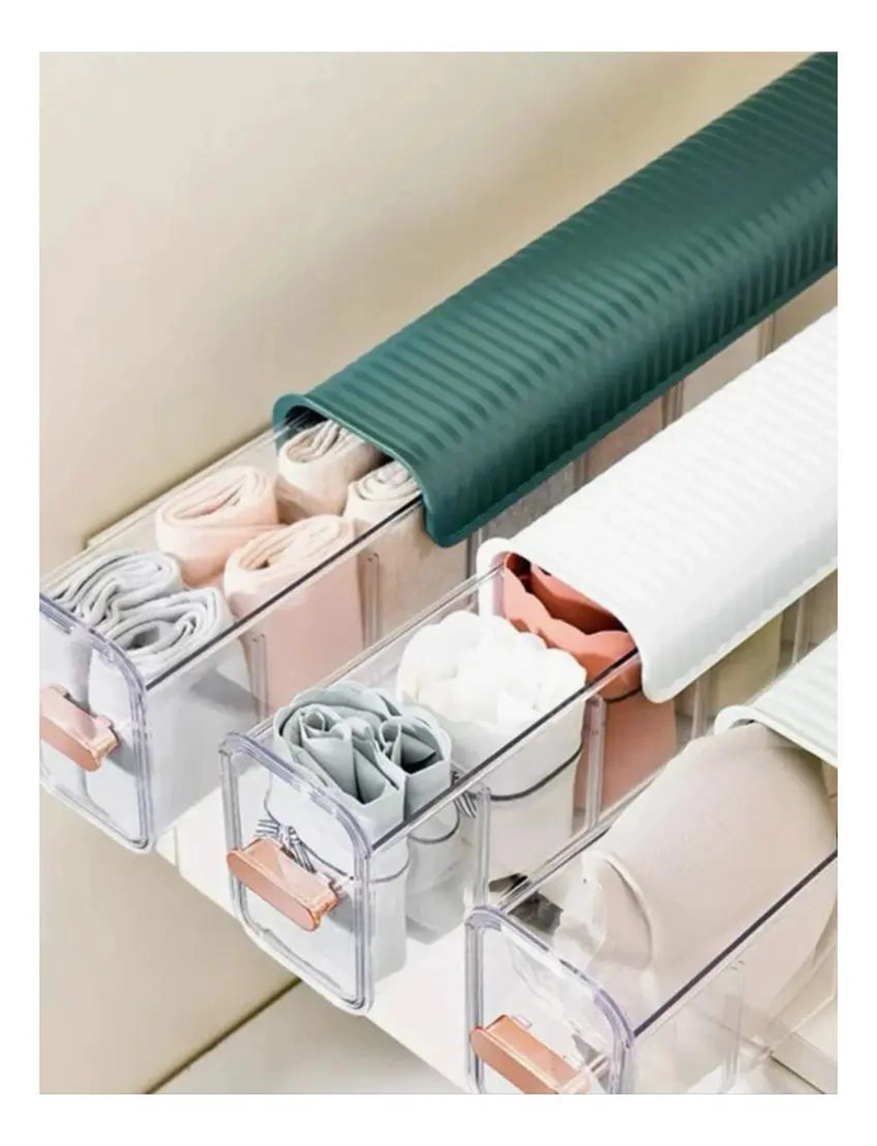 ORGANIZADOR DE PARED MULTIFUNCIONAL PARA ROPA INTERIOR CON 5 ESPACIOS - 7