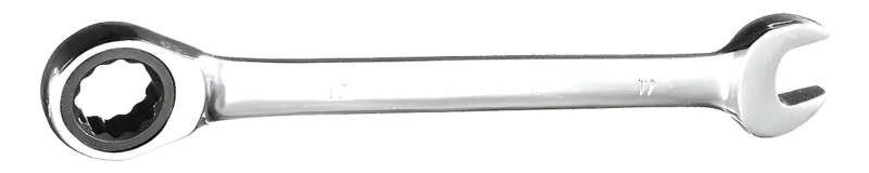 LLAVE COMBINADA CROMADA 18 MM DE ACERO - 1