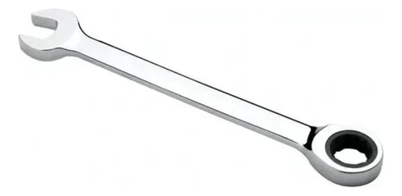 LLAVE COMBINADA CROMADA 18 MM DE ACERO - 2