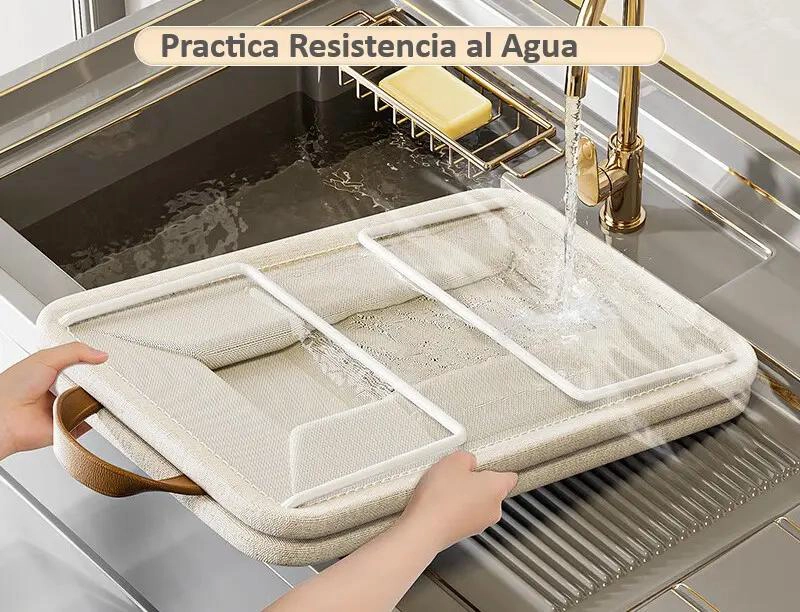 CAJA ORGANIZADORA PLEGABLE BEIGE PARA ALMACENAMIENTO DE ROPA - 6