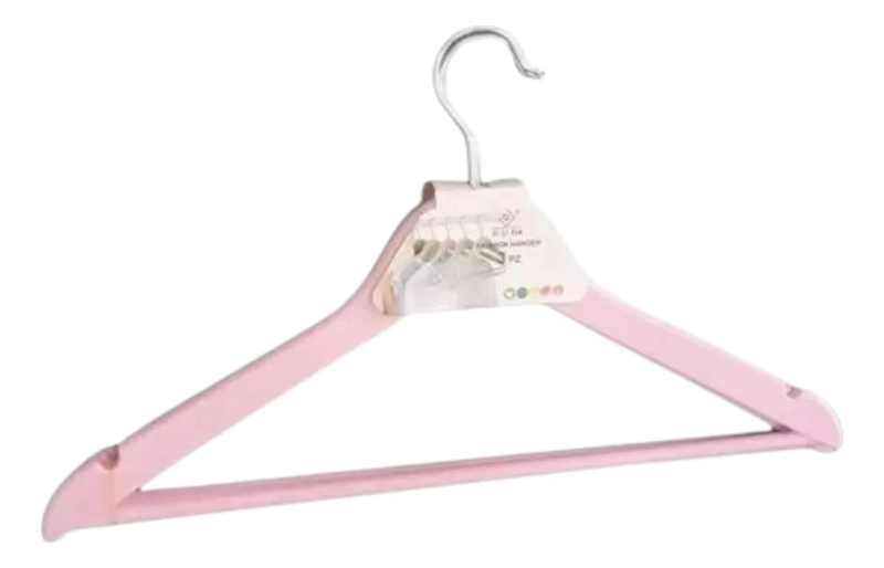 PACK DE 6 GANCHOS COLGADORES DE PLASTICO DE 42 CM - 4
