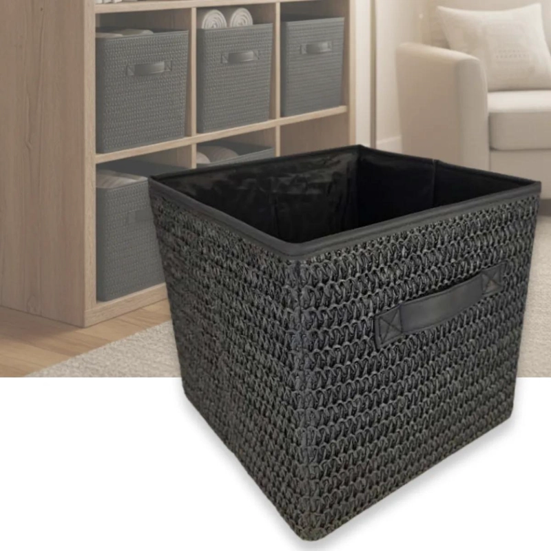 CANASTO ORGANIZADOR PLEGABLE DECORATIVO PARA EL HOGAR - 1