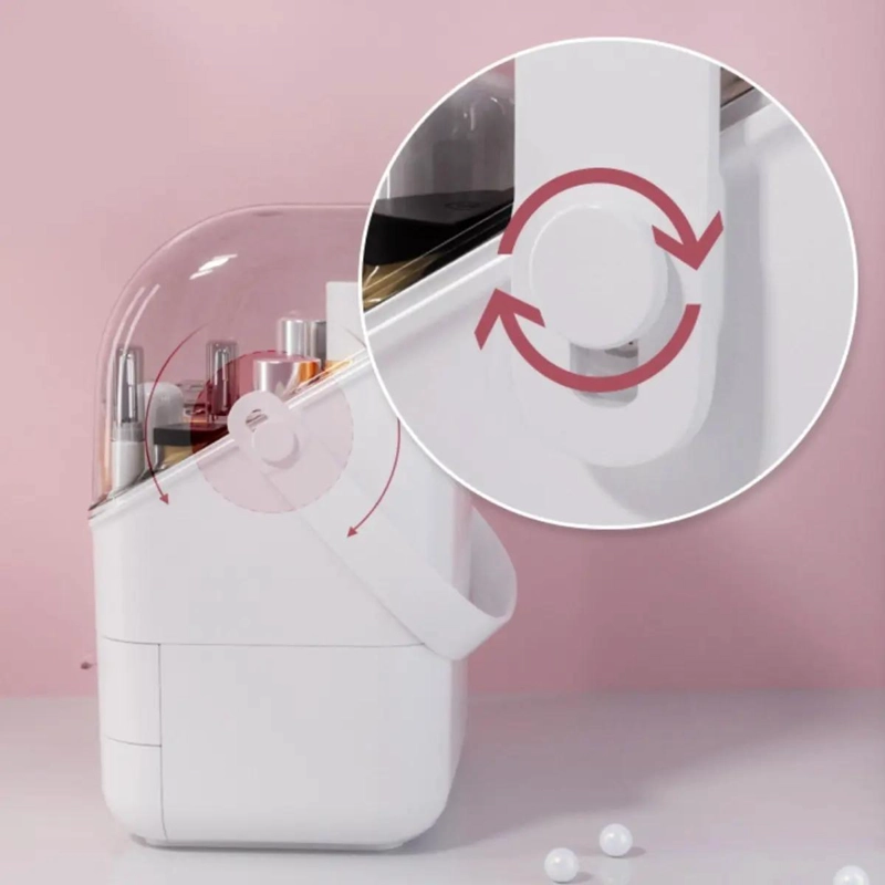 ORGANIZADOR DE MAQUILLAJE CON GRAN CAPACIDAD Y DISEÑO ELEGANTE - 4
