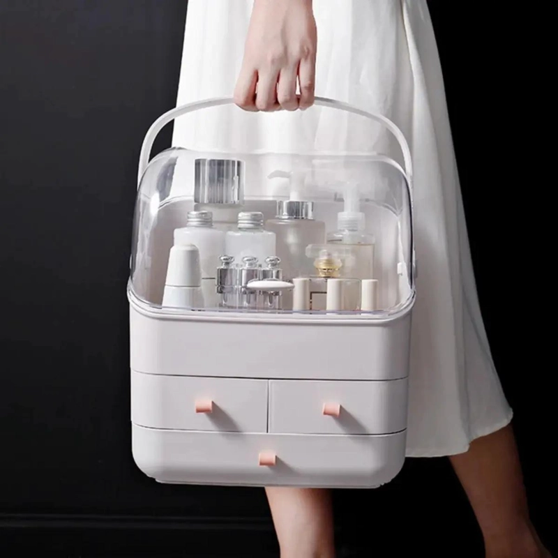 ORGANIZADOR DE MAQUILLAJE CON GRAN CAPACIDAD Y DISEÑO ELEGANTE - 5