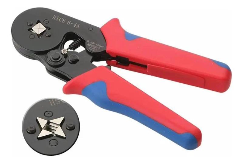ALICATE CRIMPADOR CON 2000 FERRULES PVC ROJO - 2