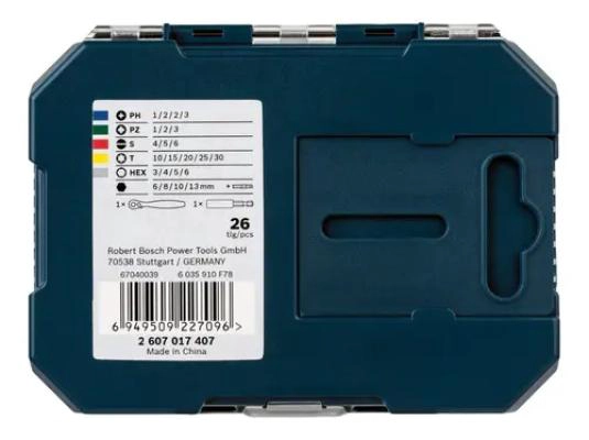 KIT DE PUNTAS Y DADOS PARA ATORNILLAR 26 PIEZAS - 3