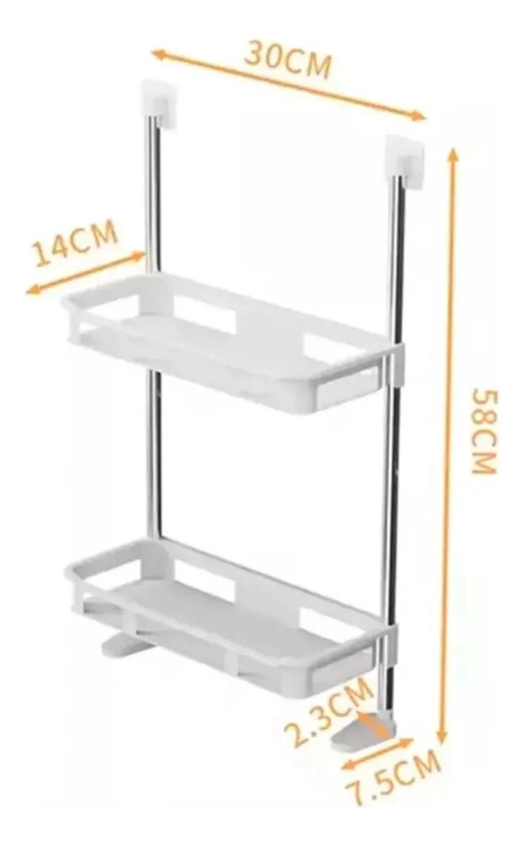 ESTANTE ORGANIZADOR DE BAÑO DE 2 NIVELES PARA ESPACIOS REDUCIDOS - 6