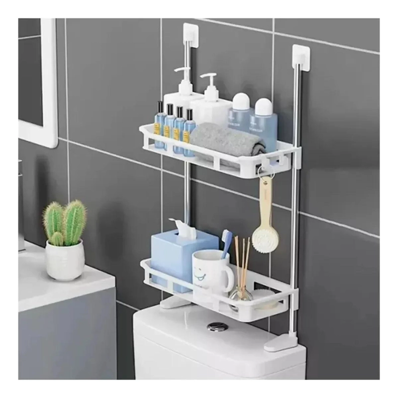 ESTANTE ORGANIZADOR DE BAÑO DE 2 NIVELES PARA ESPACIOS REDUCIDOS - 7