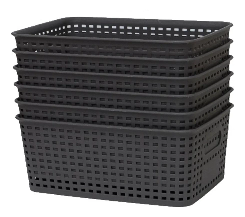 CESTAS ORGANIZADORAS DE ALMACENAMIENTO PACK DE 6 UNIDADES - 1