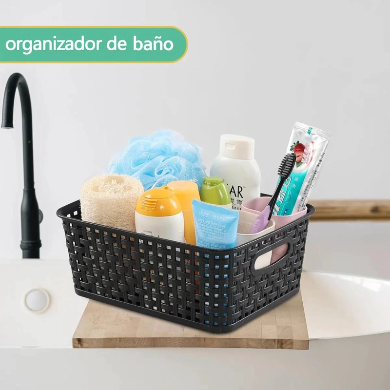 CESTAS ORGANIZADORAS DE ALMACENAMIENTO PACK DE 6 UNIDADES - 5