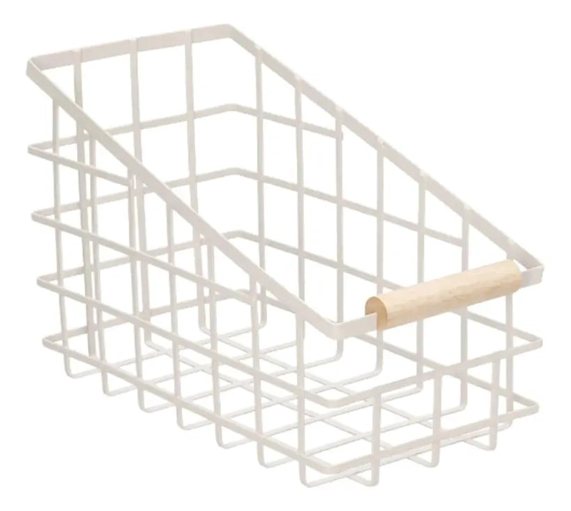CANASTO DE METAL PARA ORGANIZACION EN COCINA 16X30X20 CM - 1