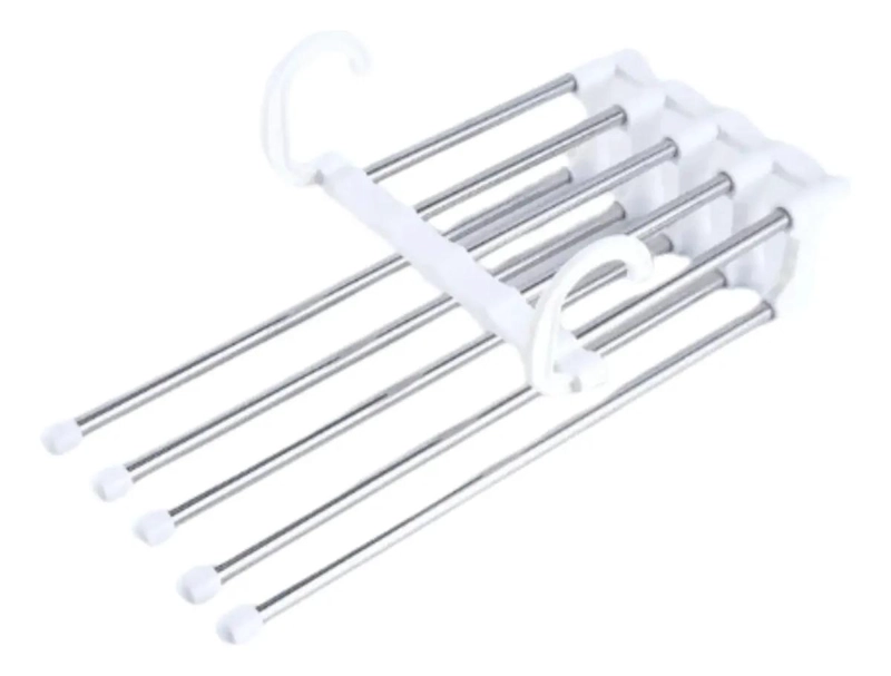 PACK DE 2 COLGADORES PLEGABLES PARA ROPA Y PANTALONES - 1