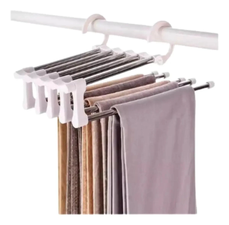 PACK DE 2 COLGADORES PLEGABLES PARA ROPA Y PANTALONES - 6