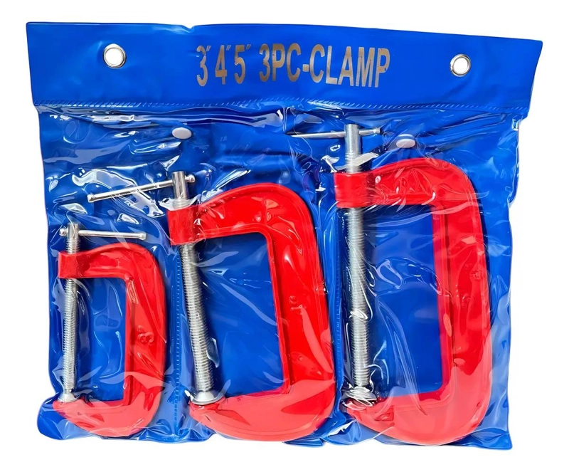 PACK DE 3 PRENSAS SARGENTOS DE ACERO - 6