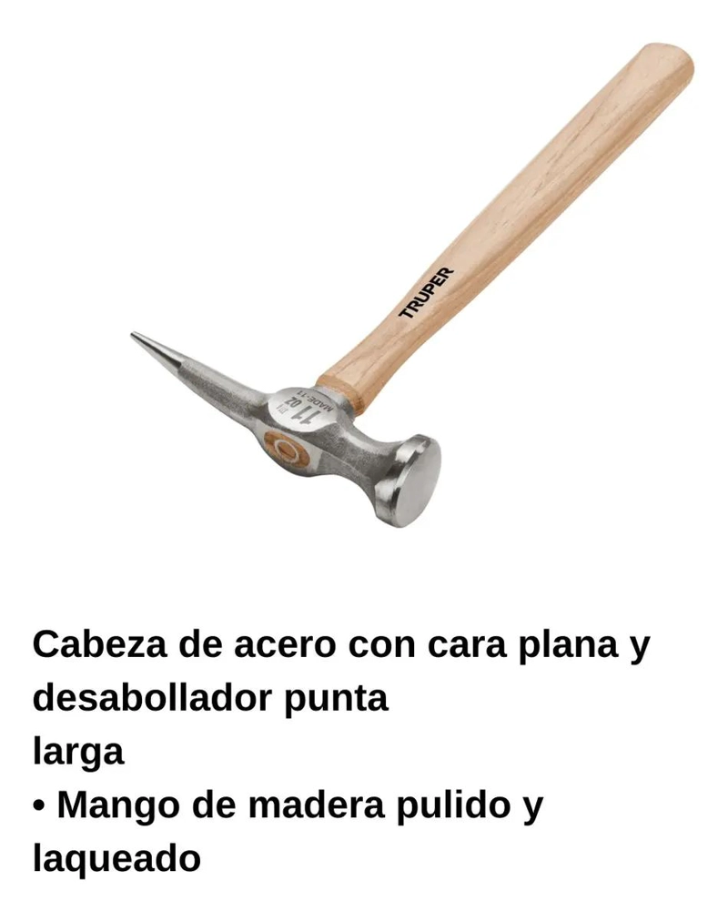MARTILLO DESABOLLADOR 11 OZ CON MANGO ERGONOMICO - 3