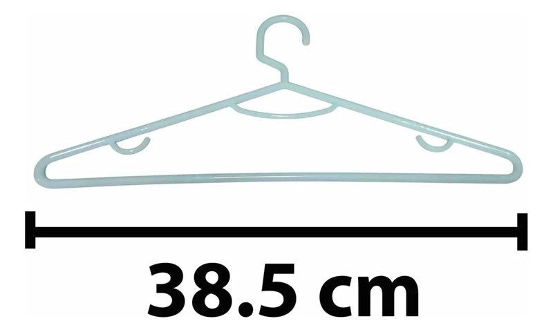 PACK DE 60 GANCHOS PLASTICOS RESISTENTES PARA COLGAR ROPA - 2