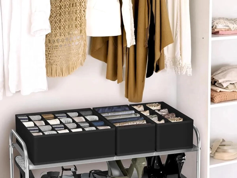 SET DE ORGANIZADORES PLEGABLES PARA CAJONES Y CLOSET - 9