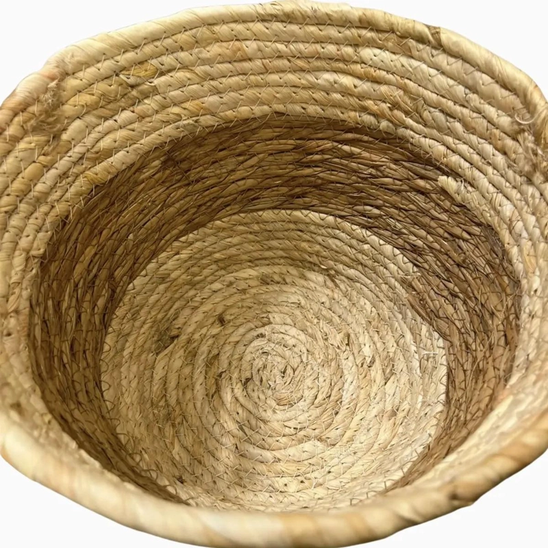 CESTA DE YUTE BEIGE PARA ALMACENAMIENTO Y ORGANIZACION - 8