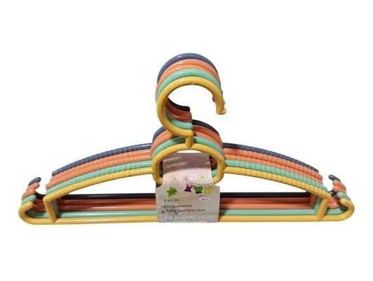 PACK DE 50 GANCHOS ANTIDESLIZANTES PARA ROPA MULTICOLOR - 1