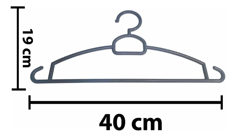 PACK DE 50 GANCHOS ANTIDESLIZANTES PARA ROPA MULTICOLOR - 3