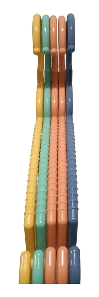 PACK DE 50 GANCHOS ANTIDESLIZANTES PARA ROPA MULTICOLOR - 4