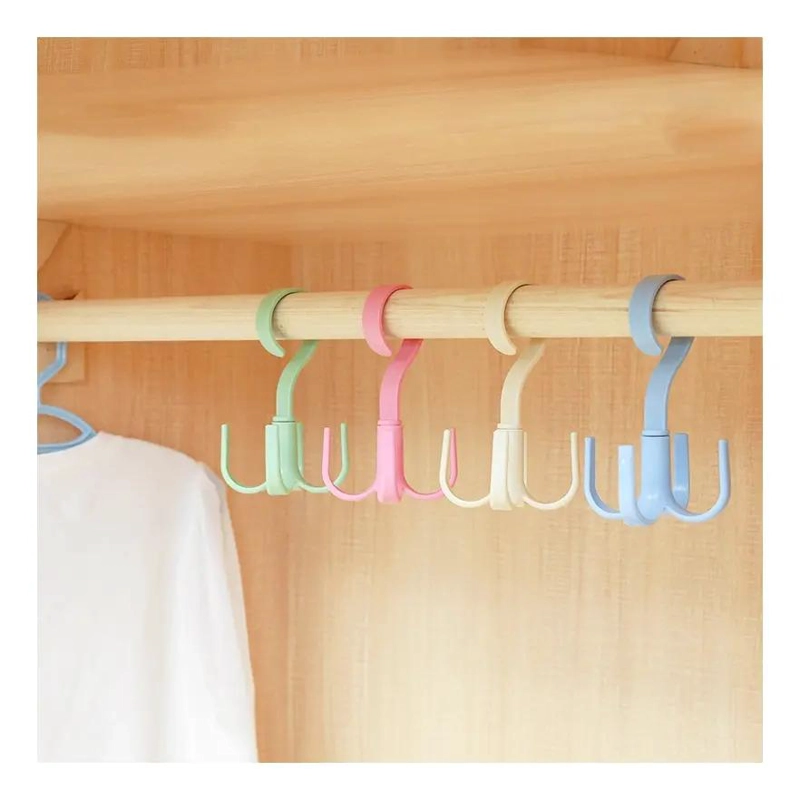 SET DE 10 PERCHAS GIRATORIAS PARA ROPA Y ACCESORIOS - 4