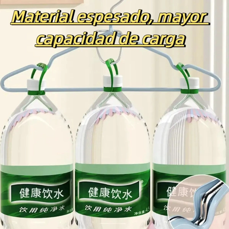 GANCHO COLGADOR ROPA ANTIDESLIZANTE 10 UNIDADES COLORES VARIADOS - 4