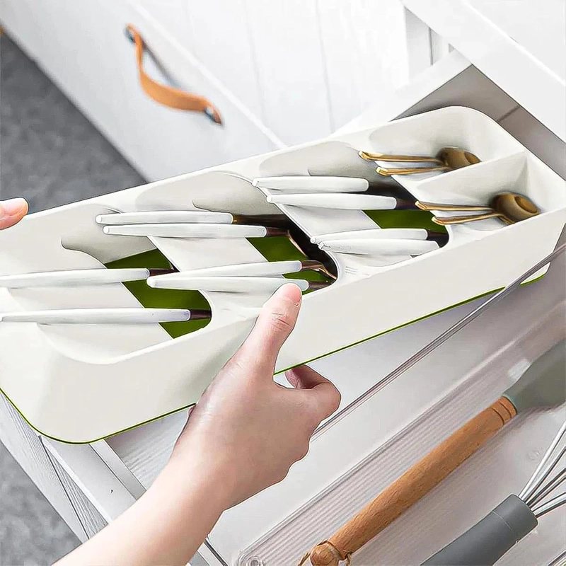 ORGANIZADOR DE CUBIERTOS MULTICAPA PARA CAJON DE COCINA - 6