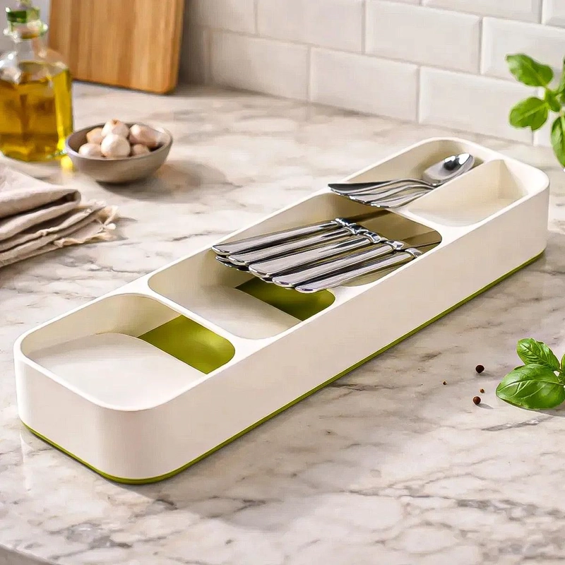 ORGANIZADOR DE CUBIERTOS MULTICAPA PARA CAJON DE COCINA - 7