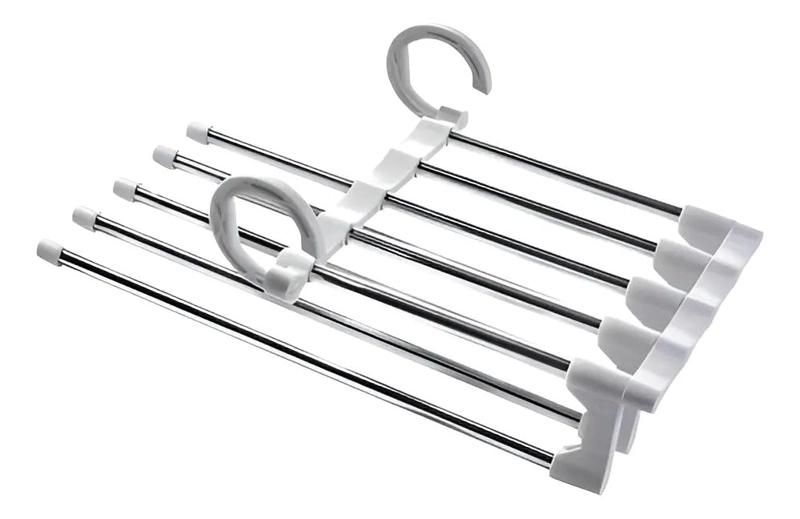 COLGADOR PLEGABLE MAGICO PARA PANTALONES Y FALDAS - 1