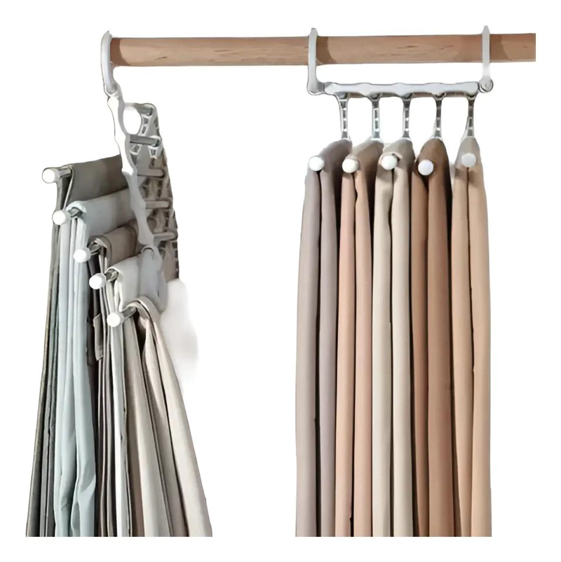 COLGADOR PLEGABLE MAGICO PARA PANTALONES Y FALDAS - 3