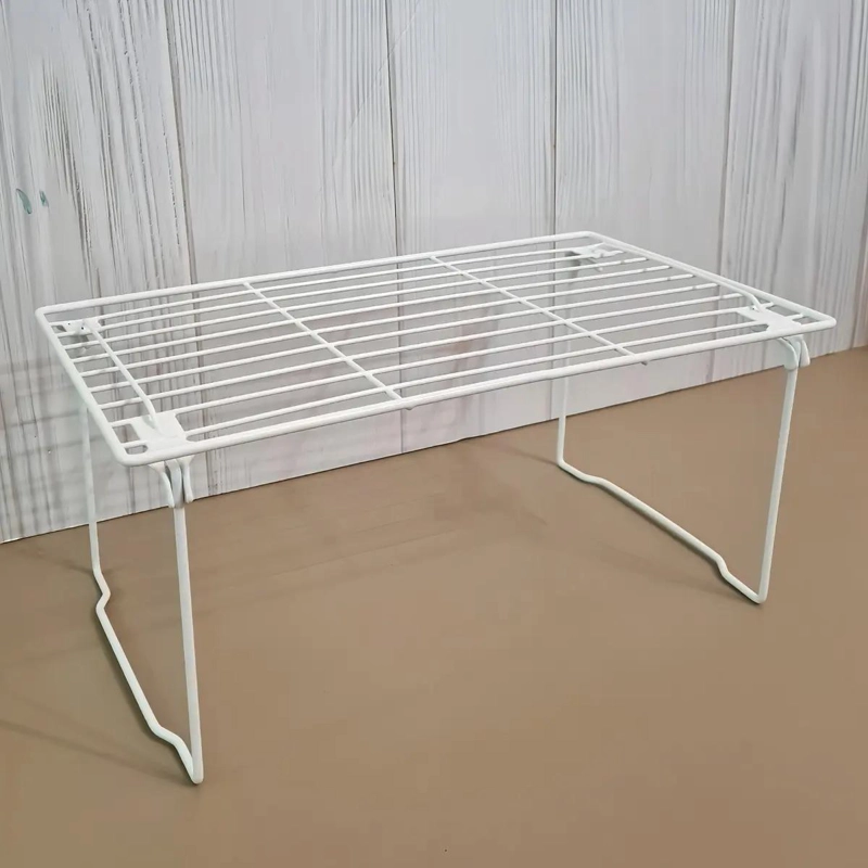 REPISA PLEGABLE METALICA ORGANIZADOR DE COCINA COLOR BLANCO - 2