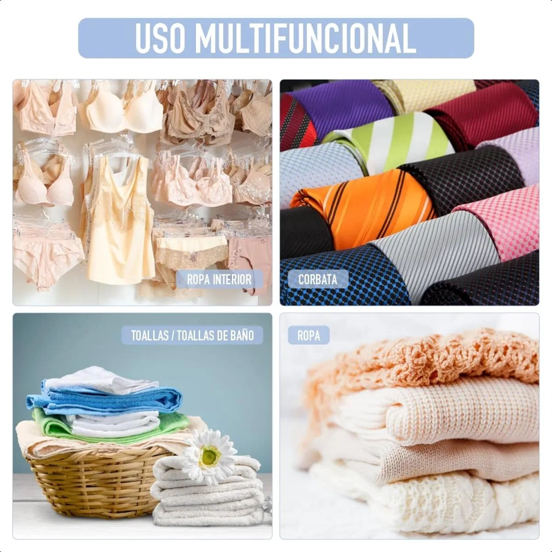 30 PERCHAS ANTIDESLIZANTES PARA ROPA GRANDES Y RESISTENTES - 7