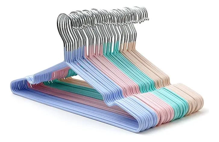 30 PERCHAS ANTIDESLIZANTES PARA ROPA GRANDES Y RESISTENTES - 9