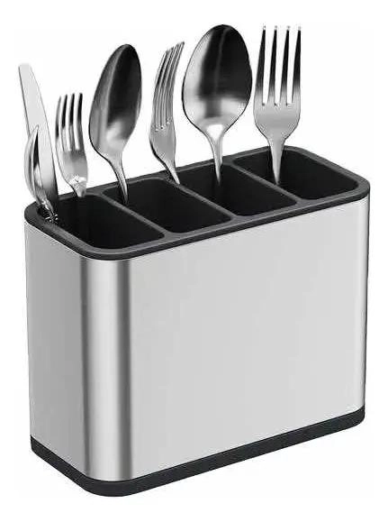ESCURRIDOR ORGANIZADOR DE UTENSILIOS DE COCINA EN ACERO INOXIDABLE - 1