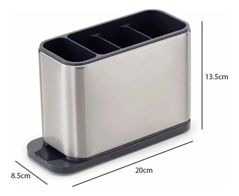 ESCURRIDOR ORGANIZADOR DE UTENSILIOS DE COCINA EN ACERO INOXIDABLE - 5