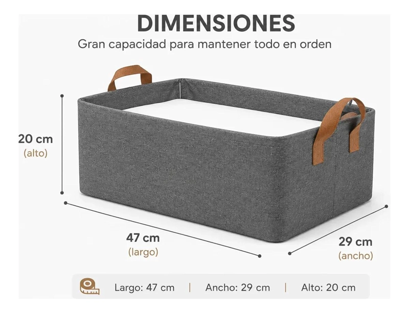 PACK DE 3 BOLSAS ORGANIZADORAS PLEGABLES PARA ROPA - 3