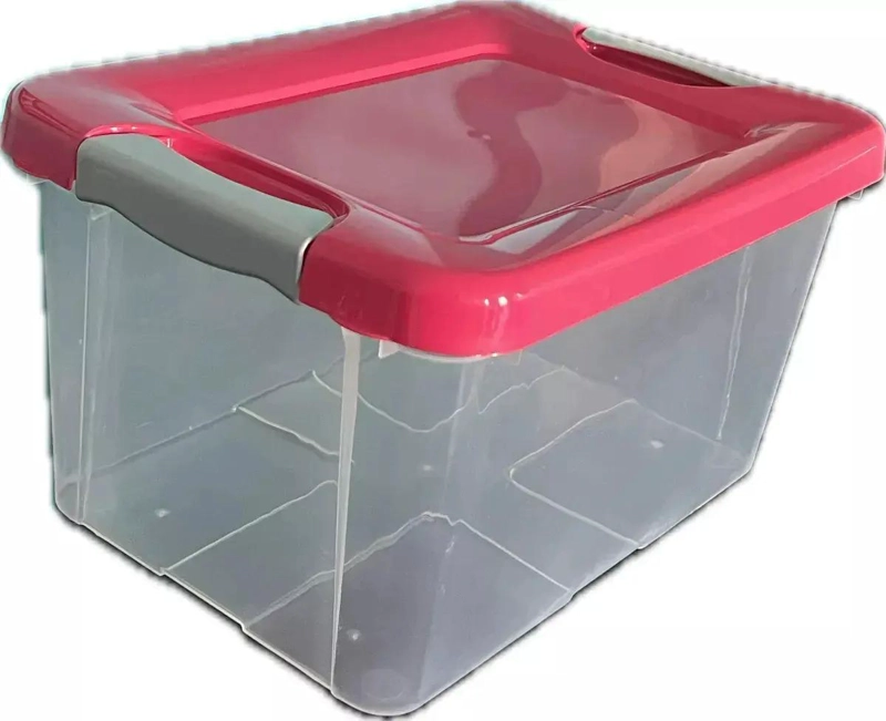 CAJA ORGANIZADORA APILABLE DE 10 LITROS PARA TODO USO - 4