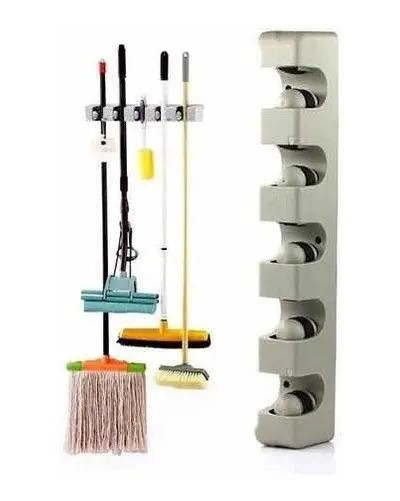 ORGANIZADOR COLGANTE PARA ESCOBAS Y HERRAMIENTAS DE LIMPIEZA - 1