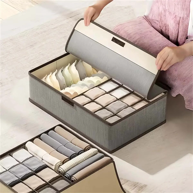 CAJA ORGANIZADORA CON 17 DIVISIONES PARA ROPA INTERIOR - 3