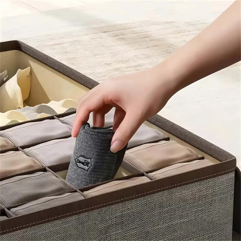 CAJA ORGANIZADORA CON 17 DIVISIONES PARA ROPA INTERIOR - 7