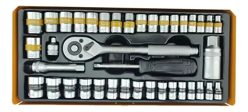 KIT DE HERRAMIENTAS MECANICAS 40 PIEZAS - 2