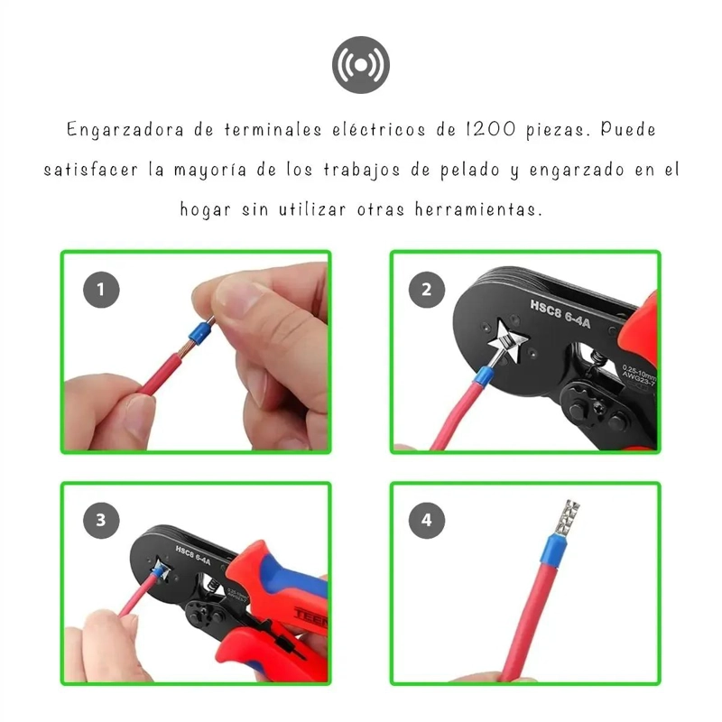 ALICATE PRENSA FERRULERA MULTIFUNCION 44,45 CM - 10