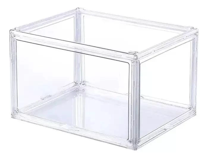 CAJA ORGANIZADORA APILABLE PARA ZAPATOS CON APERTURA LATERAL - 1