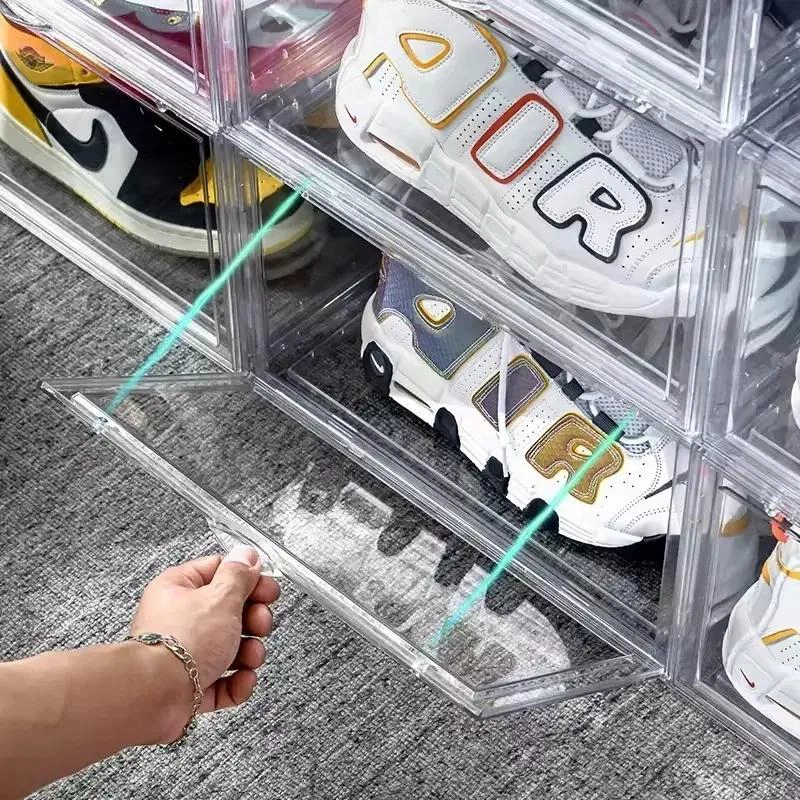 CAJA ORGANIZADORA APILABLE PARA ZAPATOS CON APERTURA LATERAL - 3