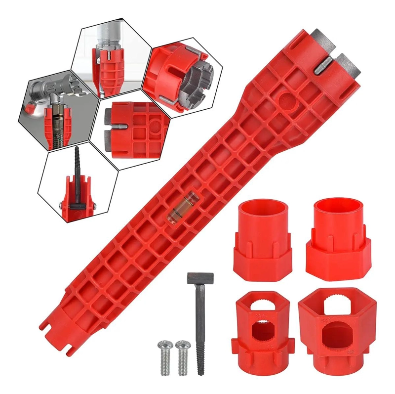 LLAVE TUBO MULTIFUNCIONAL 14 EN 1 PARA FONTANERIA - 1