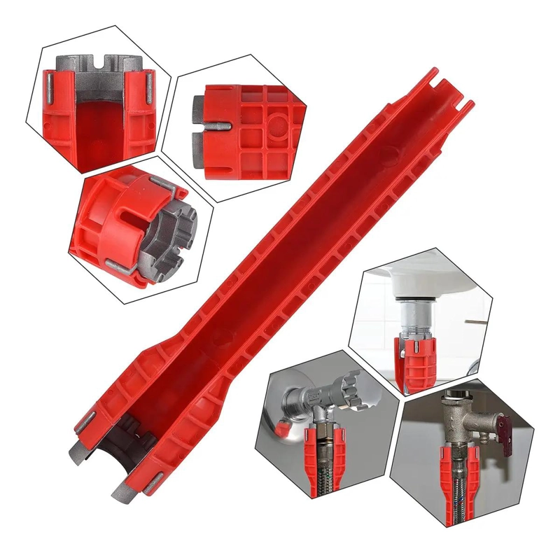 LLAVE TUBO MULTIFUNCIONAL 14 EN 1 PARA FONTANERIA - 2