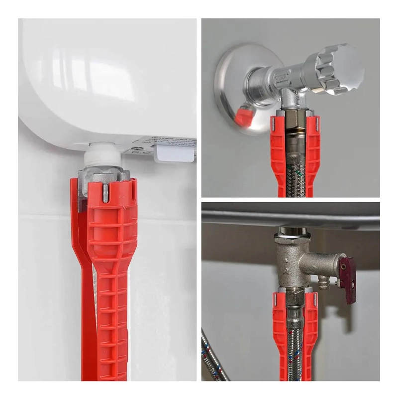 LLAVE TUBO MULTIFUNCIONAL 14 EN 1 PARA FONTANERIA - 3