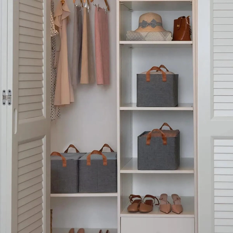 JUEGO DE 2 ORGANIZADORES PLEGABLES PARA ALMACENAMIENTO DE ROPA - 3
